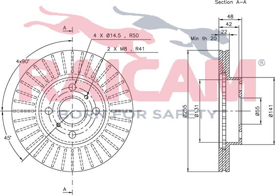 Raicam RD00789 - Brake Disc autospares.lv