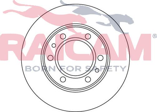 Raicam RD00772 - Brake Disc autospares.lv