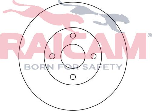 Raicam RD01467 - Brake Disc autospares.lv