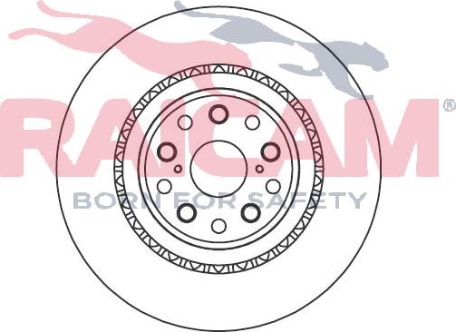 Raicam RD01483 - Brake Disc autospares.lv