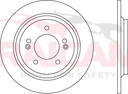 Raicam RD01598 - Brake Disc autospares.lv