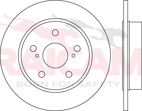 Raicam RD01597 - Brake Disc autospares.lv