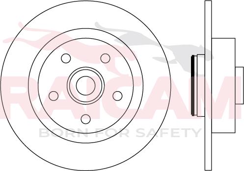 Raicam RD01549 - Brake Disc autospares.lv