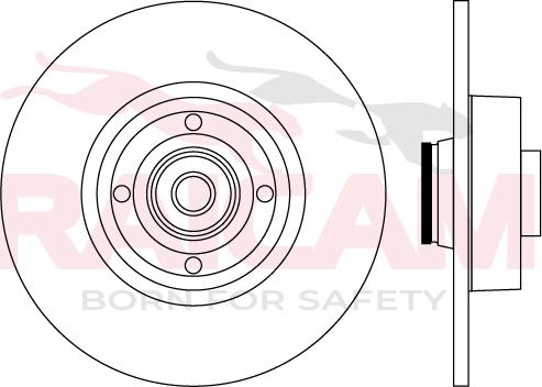 Raicam RD01545 - Brake Disc autospares.lv