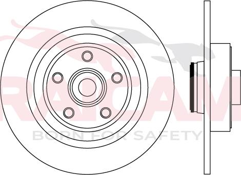 Raicam RD01546 - Brake Disc autospares.lv