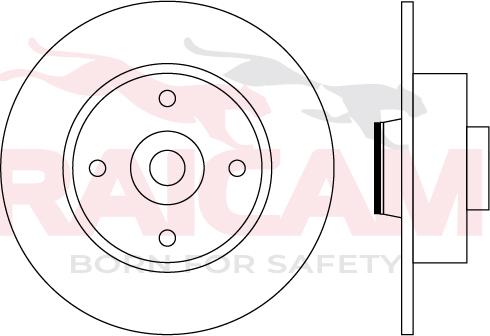 Raicam RD01541 - Brake Disc autospares.lv