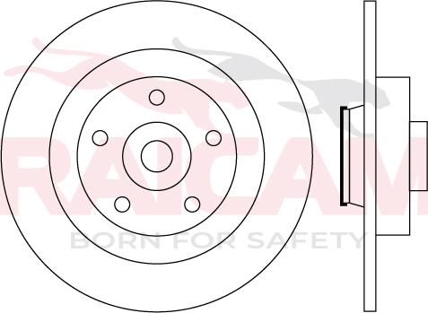 Raicam RD01543 - Brake Disc autospares.lv