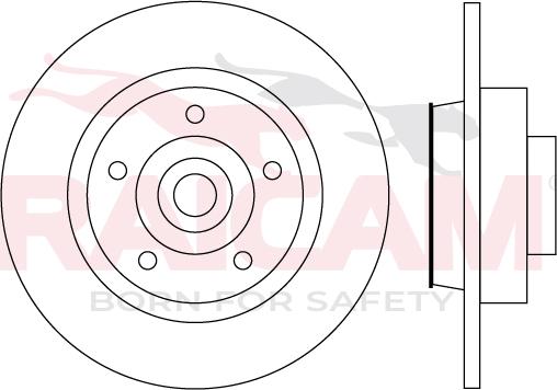 Raicam RD01550 - Brake Disc autospares.lv