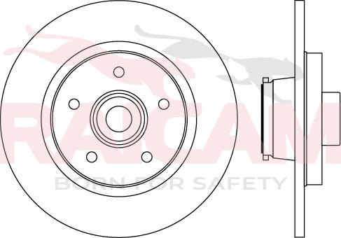 Raicam RD01553 - Brake Disc autospares.lv