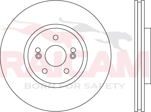 Raicam RD01507 - Brake Disc autospares.lv