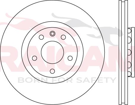 Raicam RD01539 - Brake Disc autospares.lv