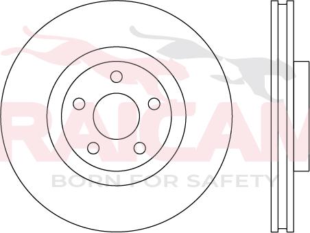 Raicam RD01533 - Brake Disc autospares.lv