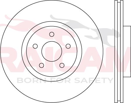 Raicam RD01524 - Brake Disc autospares.lv