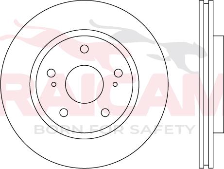 Raicam RD01523 - Brake Disc autospares.lv