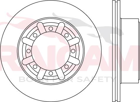 Raicam RD01615 - Brake Disc autospares.lv