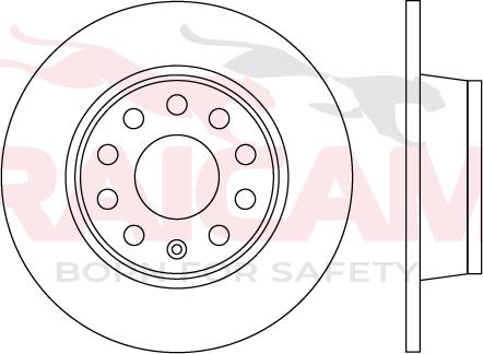 Raicam RD01621 - Brake Disc autospares.lv