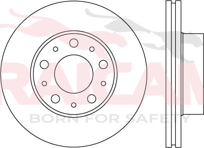 Raicam RD01622 - Brake Disc autospares.lv