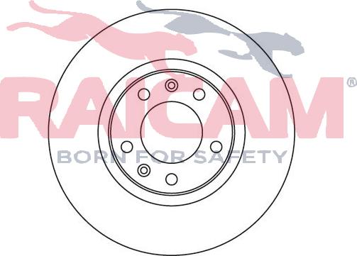 Raicam RD01045 - Brake Disc autospares.lv