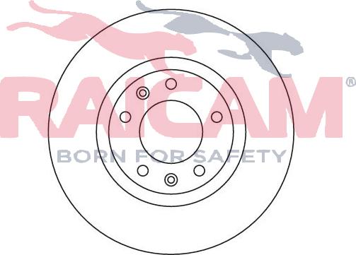 Raicam RD01041 - Brake Disc autospares.lv