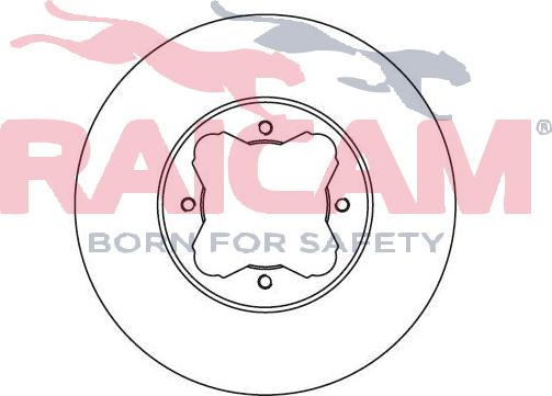 Raicam RD01063 - Brake Disc autospares.lv