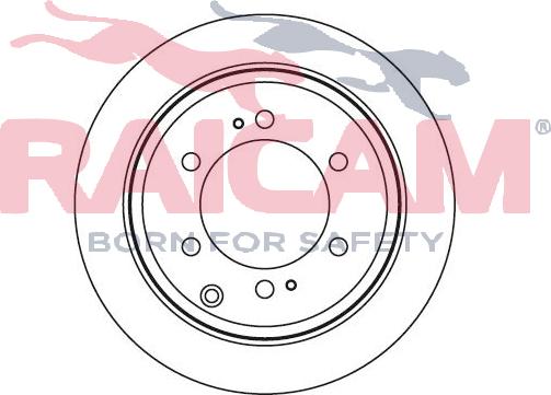 Raicam RD01082 - Brake Disc autospares.lv