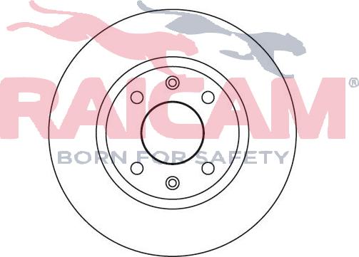 Raicam RD01039 - Brake Disc autospares.lv