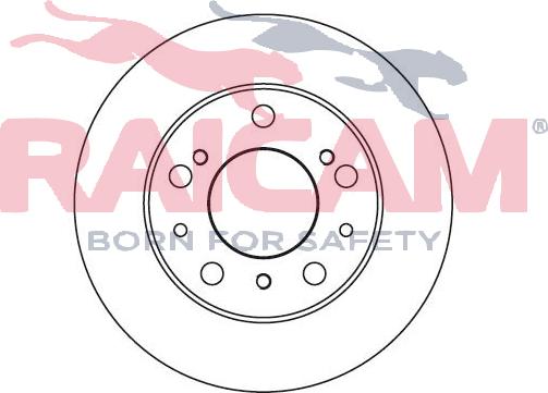 Raicam RD01034 - Brake Disc autospares.lv