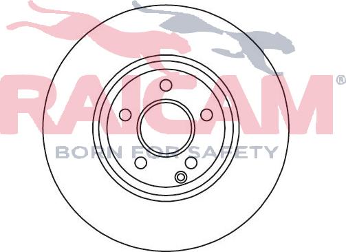 Raicam RD01076 - Brake Disc autospares.lv