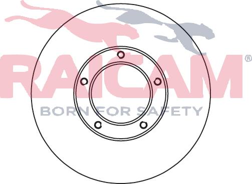 Raicam RD01072 - Brake Disc autospares.lv