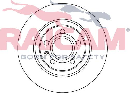 Raicam RD01119 - Brake Disc autospares.lv