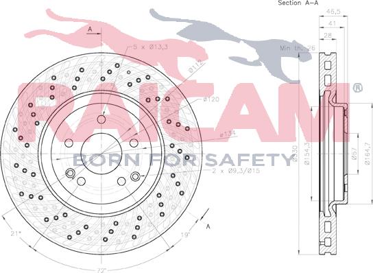 Raicam RD01180 - Brake Disc autospares.lv