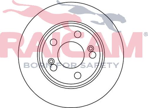 Raicam RD01249 - Brake Disc autospares.lv