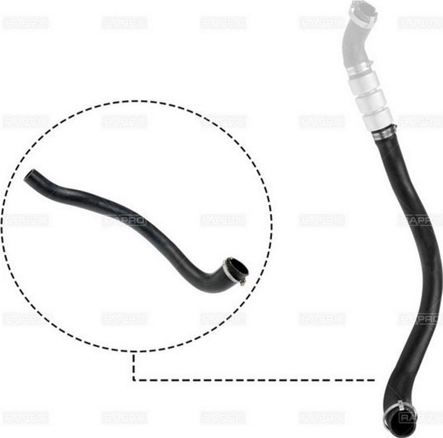 Rapro 16218 - Charger Intake Air Hose autospares.lv