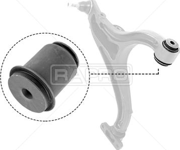 Rapro R54556 - Bush of Control / Trailing Arm autospares.lv