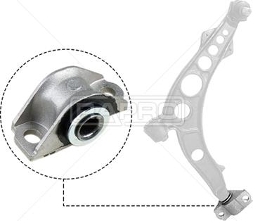 Rapro R57066 - Bush of Control / Trailing Arm autospares.lv