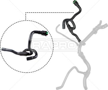 Rapro R18129/D - Radiator Hose autospares.lv