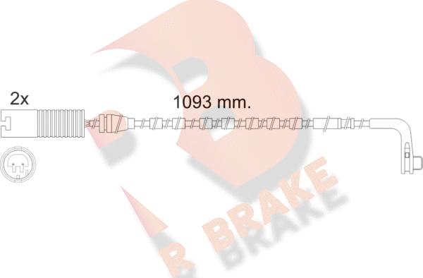 R Brake 610475RB - Warning Contact, brake pad wear autospares.lv