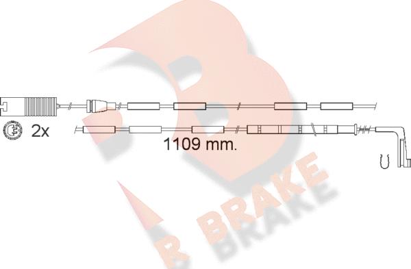 R Brake 610542RB - Warning Contact, brake pad wear autospares.lv