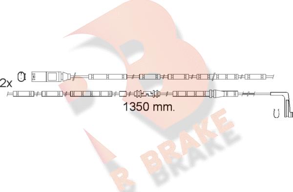 R Brake 610551RB - Warning Contact, brake pad wear autospares.lv