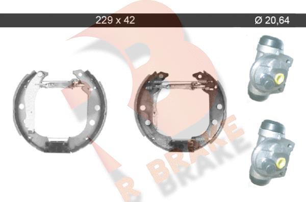 R Brake 79RBKT0046 - Brake Shoe Set autospares.lv