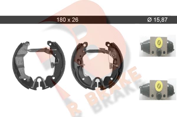 R Brake 79RBKT0035 - Brake Shoe Set autospares.lv