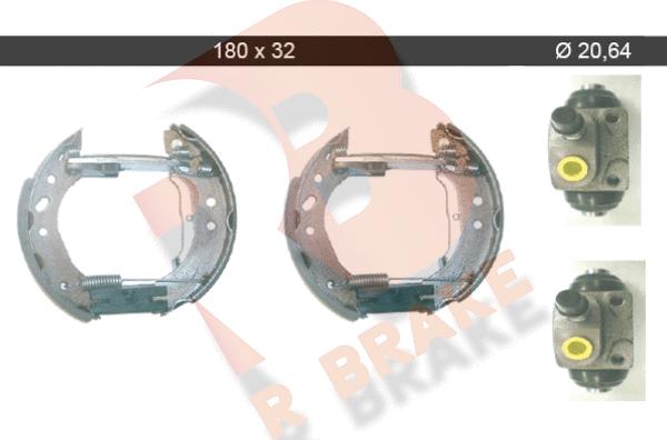 R Brake 79RBKT0031 - Brake Shoe Set autospares.lv