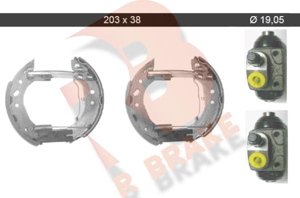 R Brake 79RBKT0032 - Brake Shoe Set autospares.lv