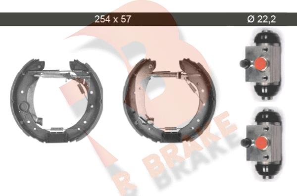 R Brake 79RBKT0020 - Brake Shoe Set autospares.lv