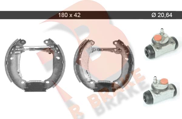 R Brake 79RBKT0103 - Brake Shoe Set autospares.lv