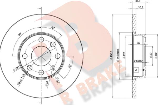 R Brake 78RBD29058 - Brake Disc autospares.lv