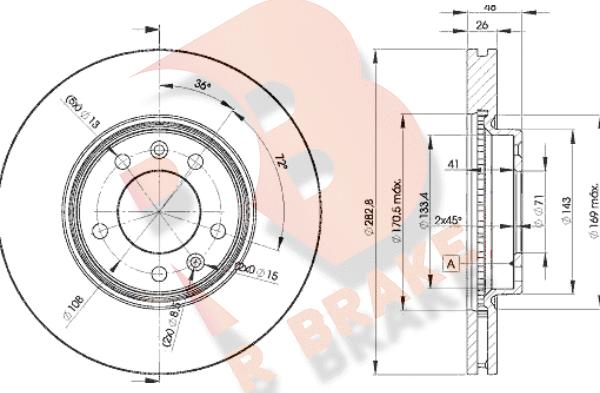 R Brake 78RBD24685 - Brake Disc autospares.lv