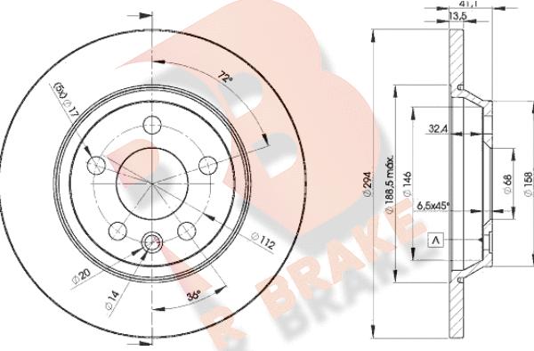 R Brake 78RBD25609 - Brake Disc autospares.lv