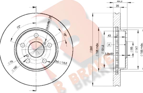 Maxgear 19-0967 - Brake Disc autospares.lv