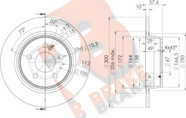 R Brake 78RBD26474 - Brake Disc autospares.lv